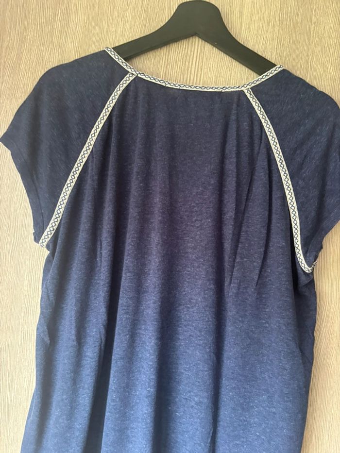 Top loose en lin et viscose - H&M - M - photo numéro 8