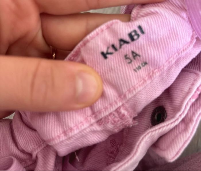 Lots de 2 short en jeans Kiabi taille 5 ans - photo numéro 2