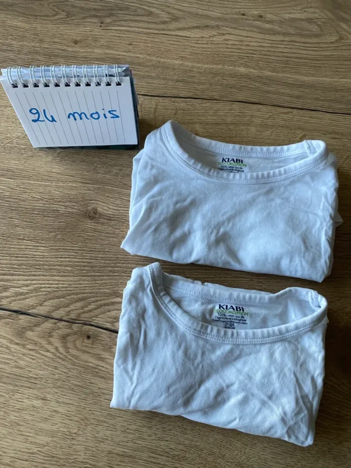 2 maillots de corps 36 mois - photo numéro 4