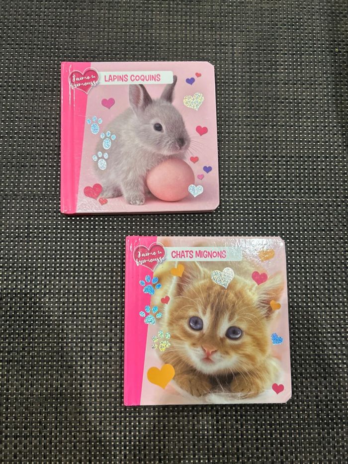2 livres bébé collection j’aime ta frimousse