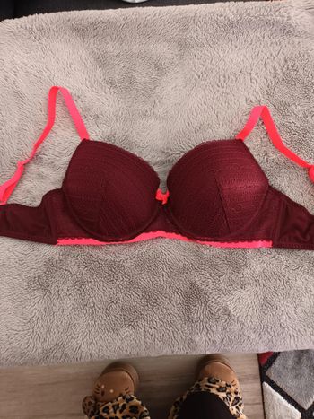 Soutien gorge Bordeaux