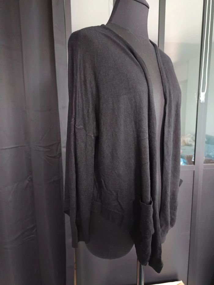 Gilet asymétrique noir taille XS - photo numéro 2