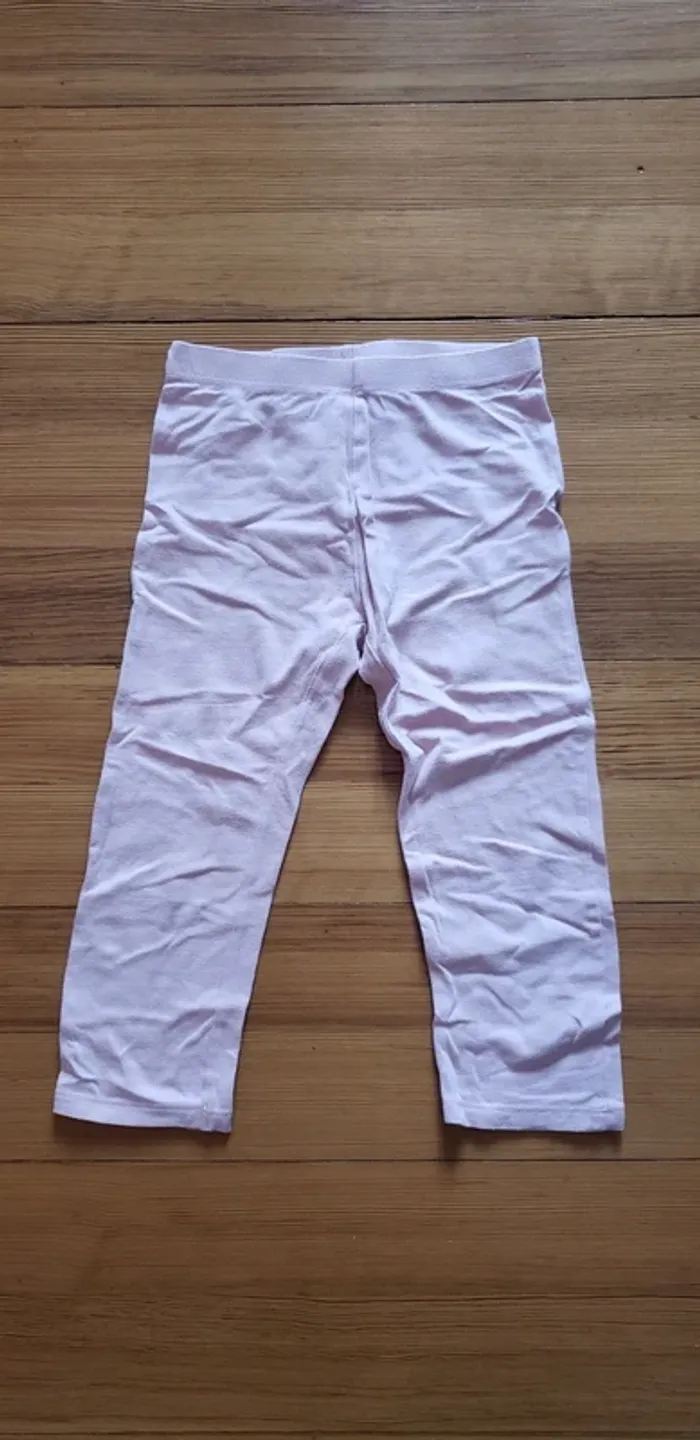 Legging court genou coton bio
