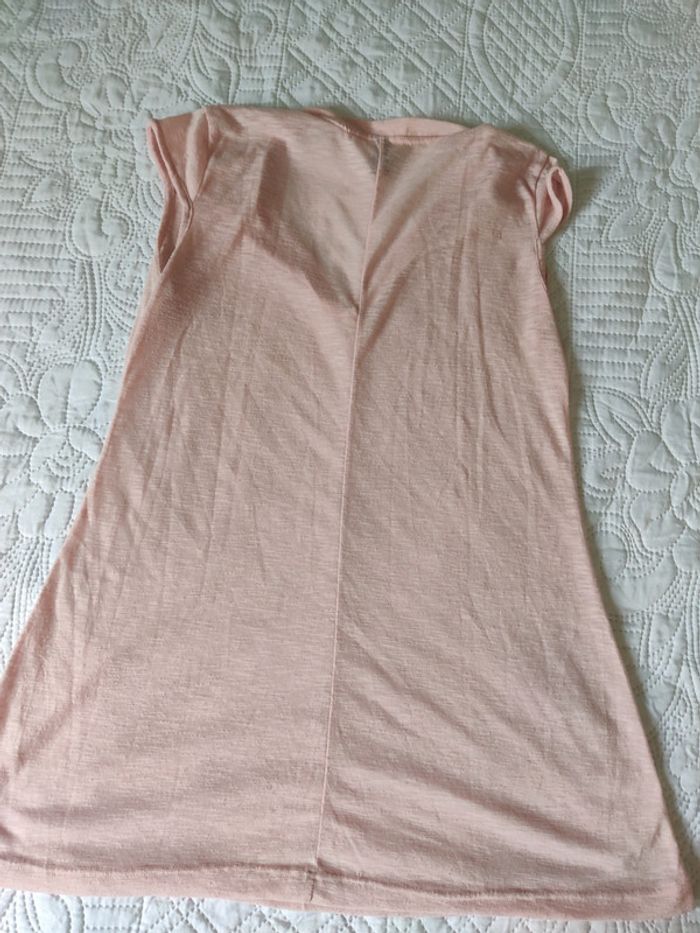 T-shirt rose pâle transparent - photo numéro 4