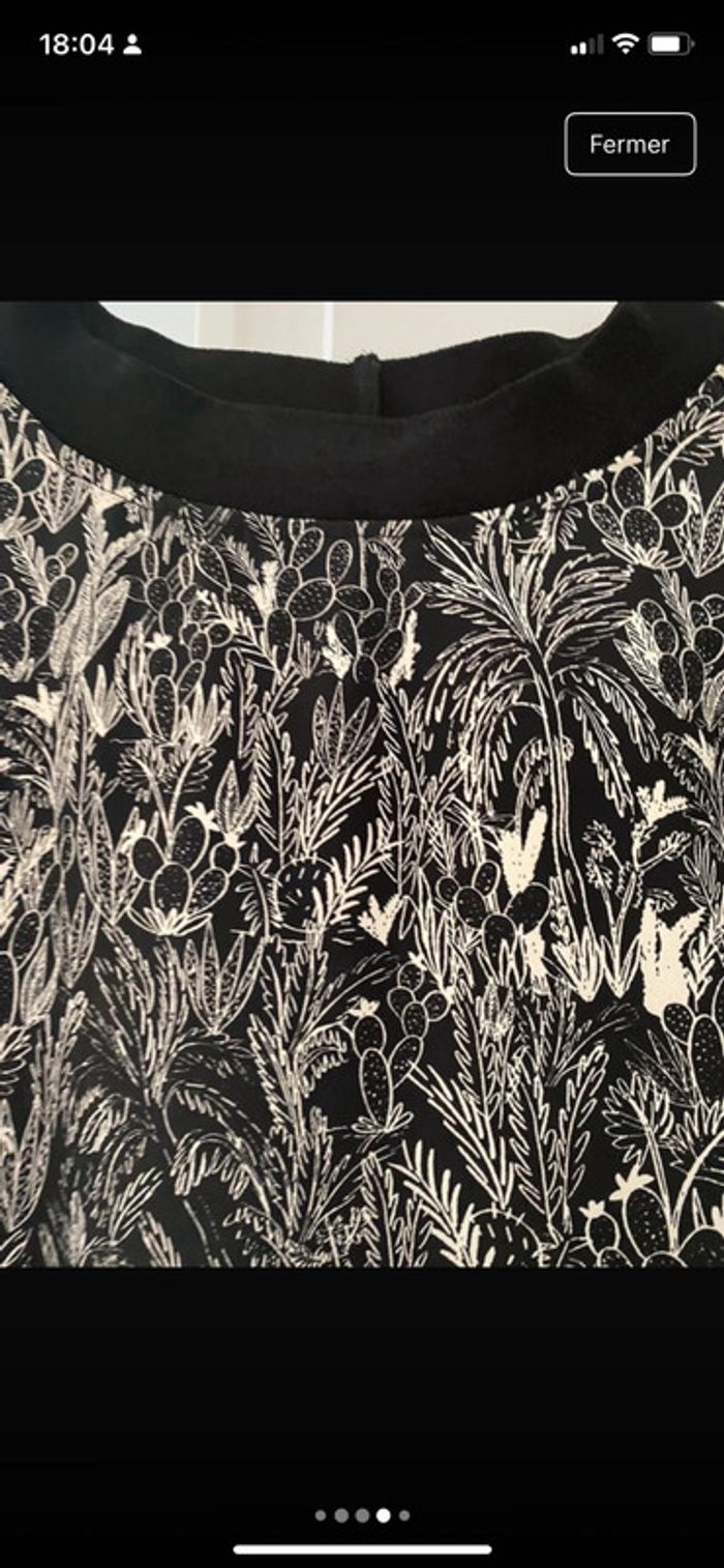 Robe midi noir Monoprix 40 - photo numéro 2