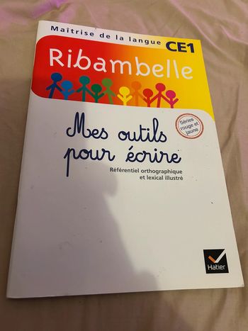 Ribambelle mes outils pour écrire maîtrise de la langue CE1
