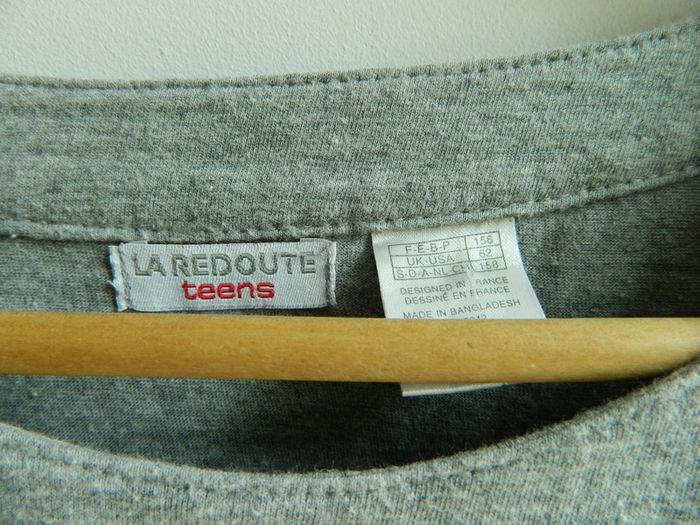 T shirt manches courtes T 13/14 ans "La Redoute" - photo numéro 4