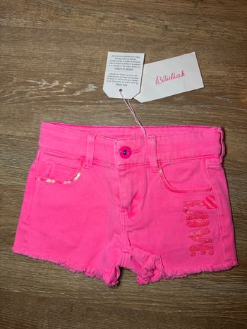 Short en Jean’s rose fluo Billieblush 