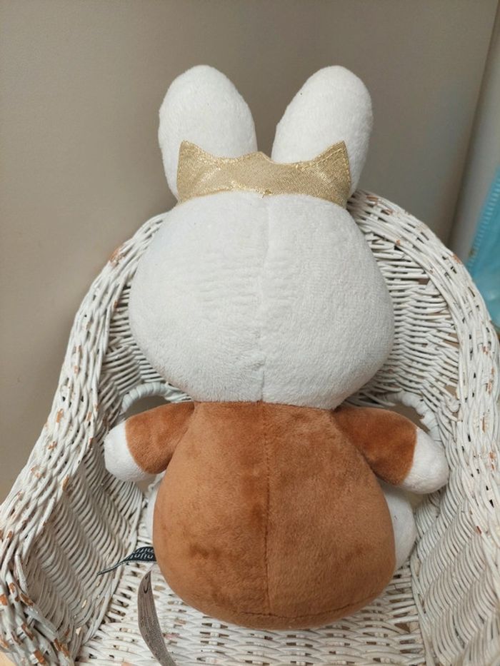 Tiamo - peluche lapin Miffy avec couronne - photo numéro 3