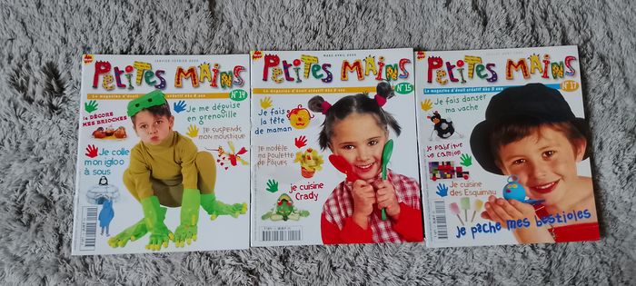 Lot de 3 magazines « petites mains » numéros 14, 15 et 17