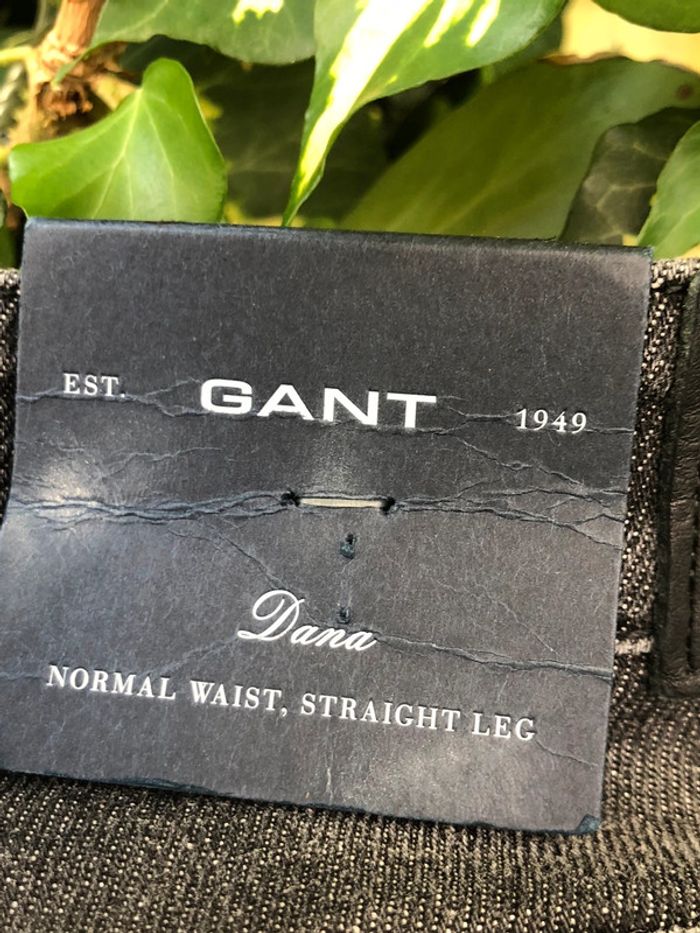 Jean gant neuf noir délavé en stretch taille 34/36 - photo numéro 9