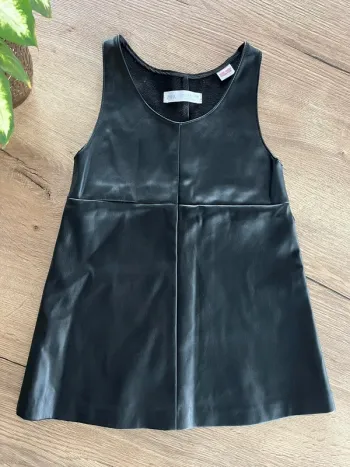 Robe simili cuir Zara 3/4 ans