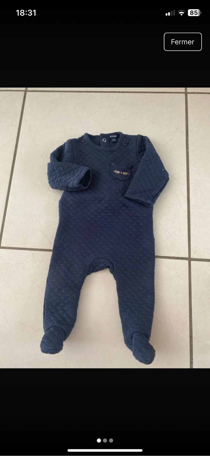 Pyjama 6 mois kiabi chat