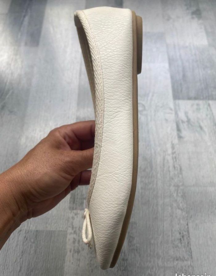 Ballerine blanche taille 35 - photo numéro 8