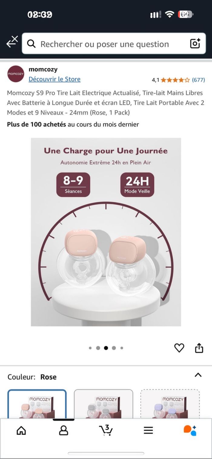 Tire lait portatifs MOMCOZY - photo numéro 3
