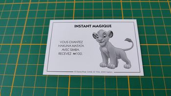 Carte instant magique Vous chantez Hakuna Matata jeu de société Monopoly Disney éditions Hasbro #B94