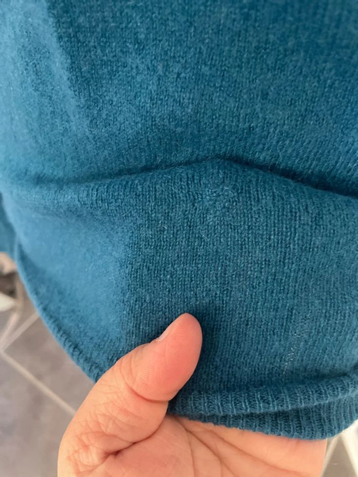 Pull en cachemire bleu - photo numéro 6