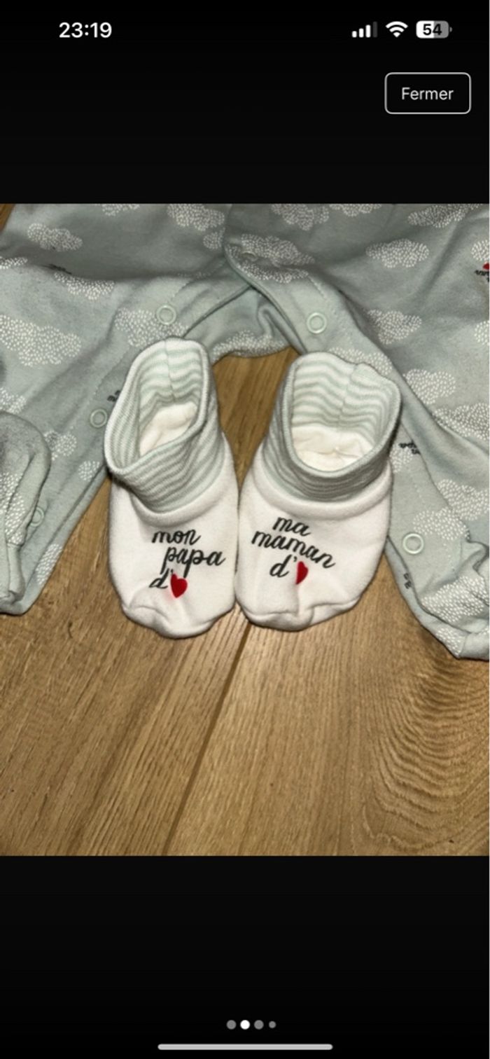 Body pyjama chausson et bonnet - photo numéro 4