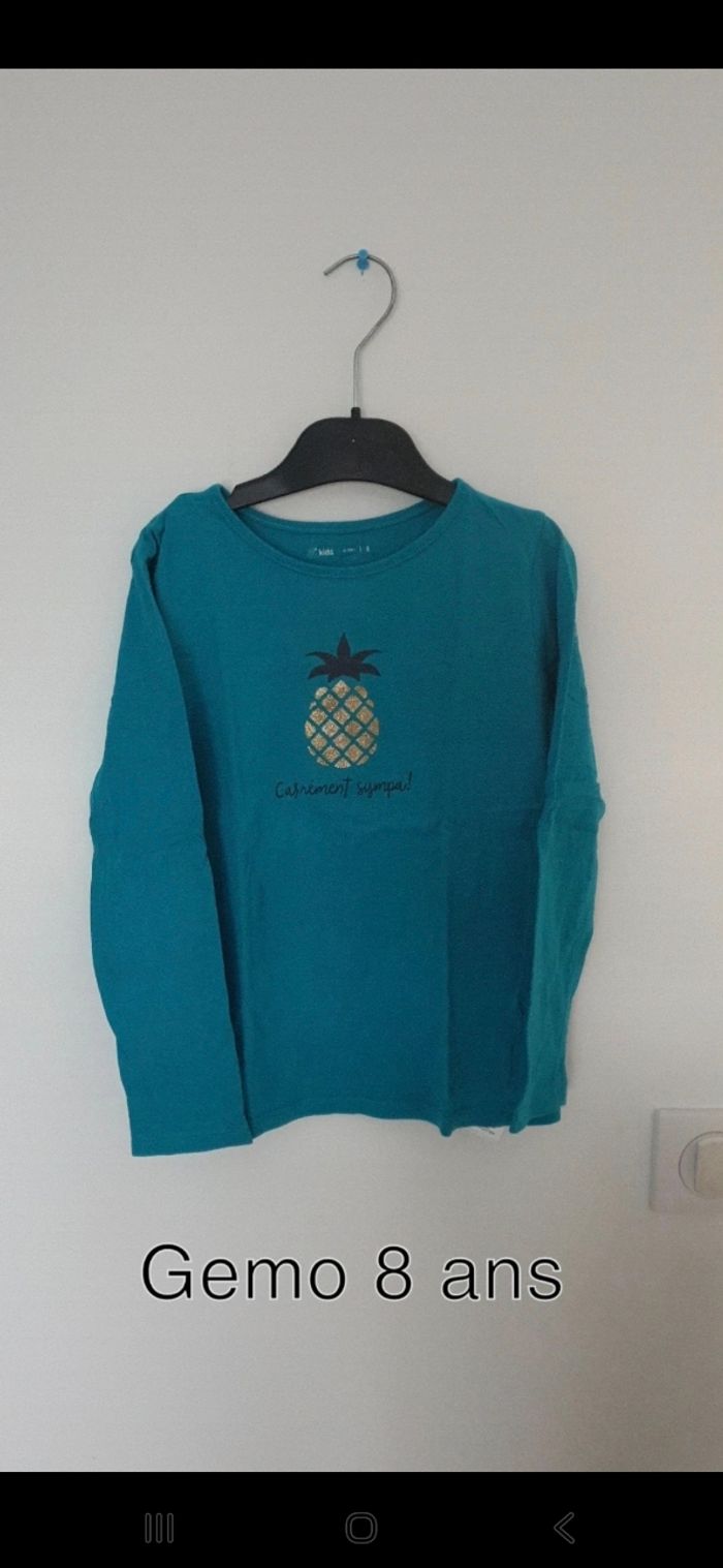 T-shirt fille 8 ans gemo - photo numéro 2