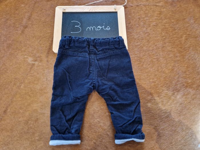 Pantalon velours 3 mois - photo numéro 2