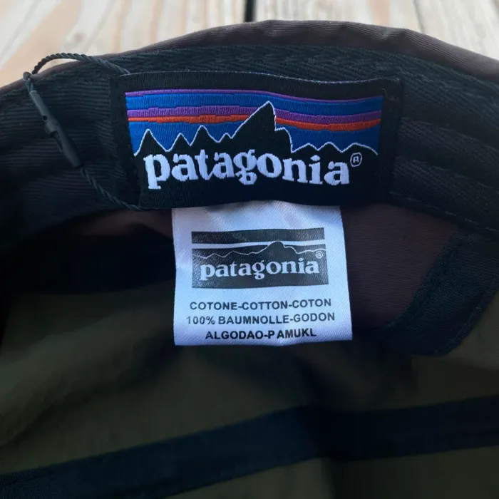 Casquette patagonia jaune tricolore - photo numéro 6