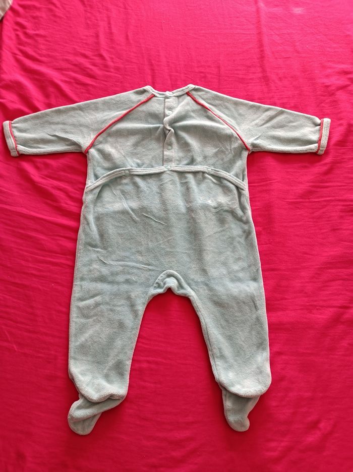 Pyjama velours Cars Disney 9 mois - photo numéro 2