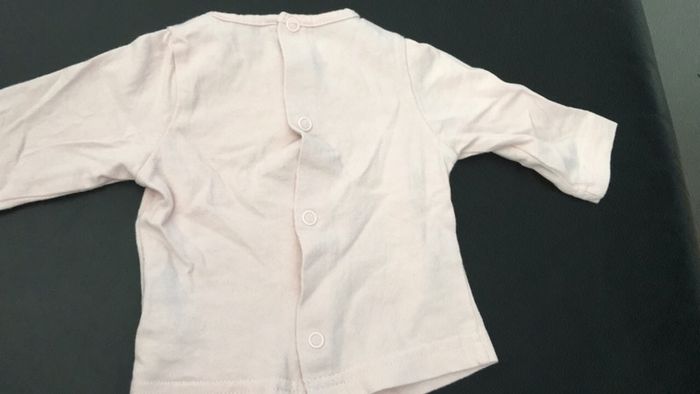 T-shirt à manches longues Fille 1 mois - photo numéro 2