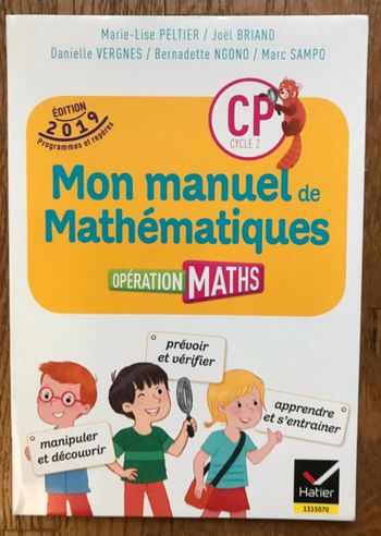 Opération Maths CP - Manuel de l’élève