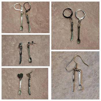 Boucles d'oreilles Couverts