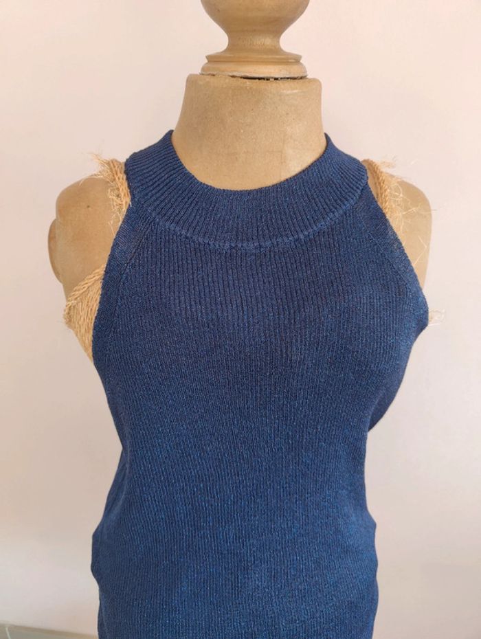 Débardeur bleu - photo numéro 2