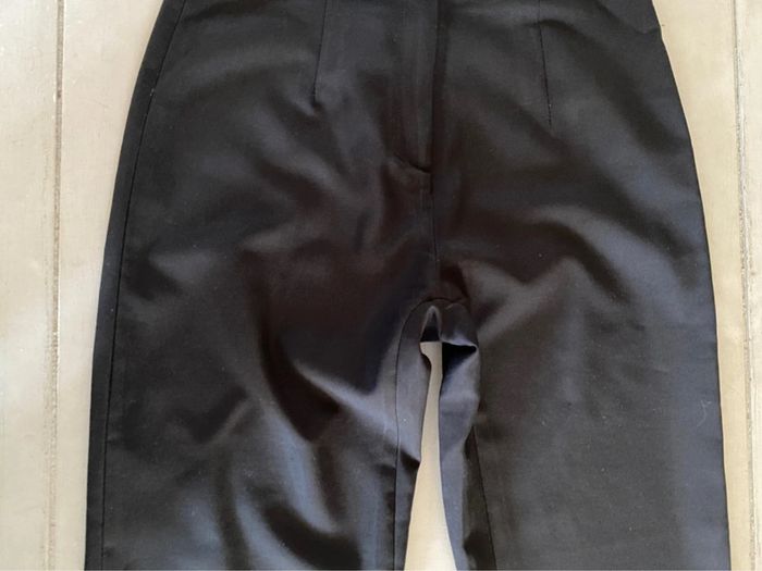 Pantalon La City noir coupe droite longueur 3/4 taille 38 - photo numéro 6