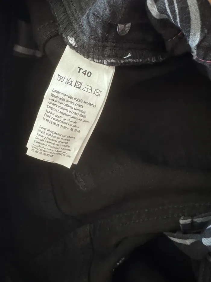 Jean skinny basique noir BZB – Taille 42 – Neuf - photo numéro 6