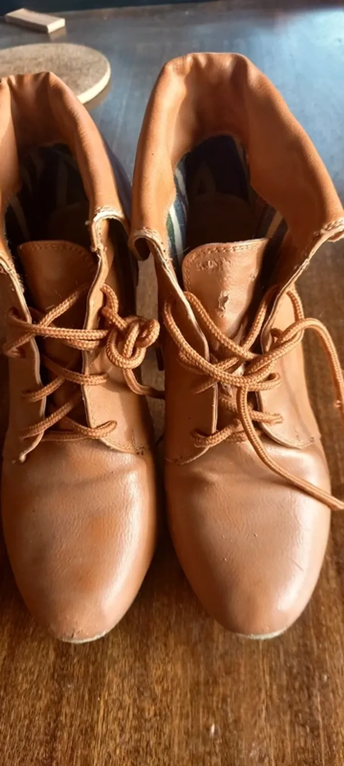 Bottines camel - photo numéro 5