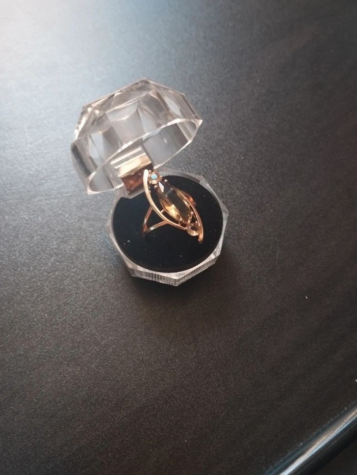 Bague vintage Marquise avec coffret cadeau - photo numéro 3