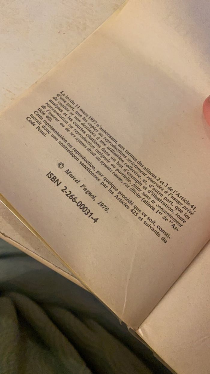 Livre La gloire de mon père - photo numéro 5