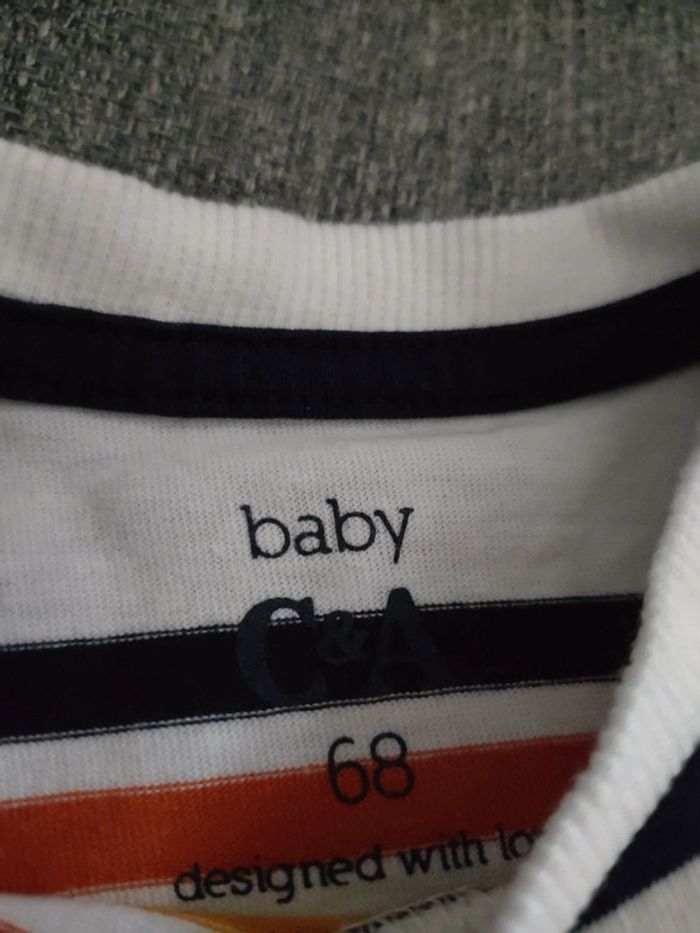 Lot de 2 tee-shirts taille 6 mois - photo numéro 4