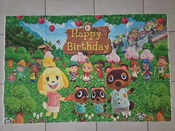 Banderole anniversaire Animal Crossing