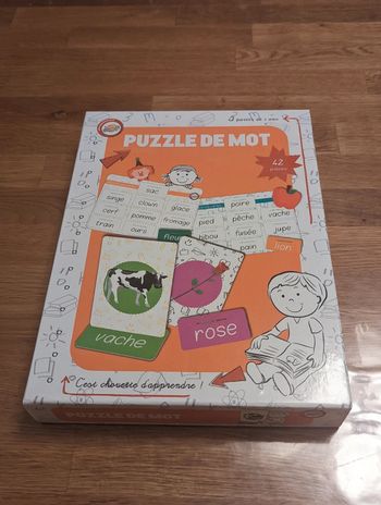 Puzzle de mot à partir de 5 ans
