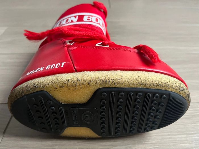 Bottes après-ski unisexe Icon Nylon rouge Moon Boot T-27/30 - photo numéro 5