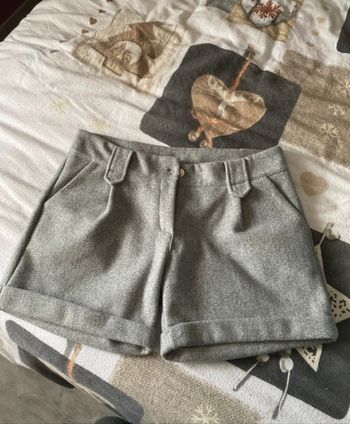 Short hiver gris