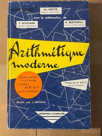 Arithmétique moderne