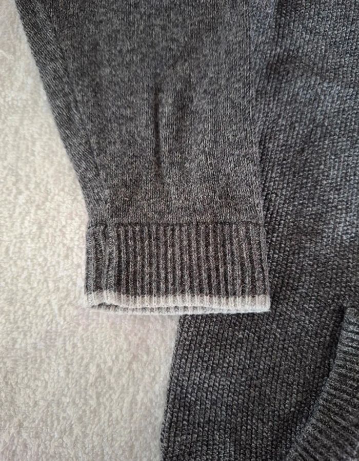 👦 6 ans gilet gris zippée dans capuche okaidi - photo numéro 3