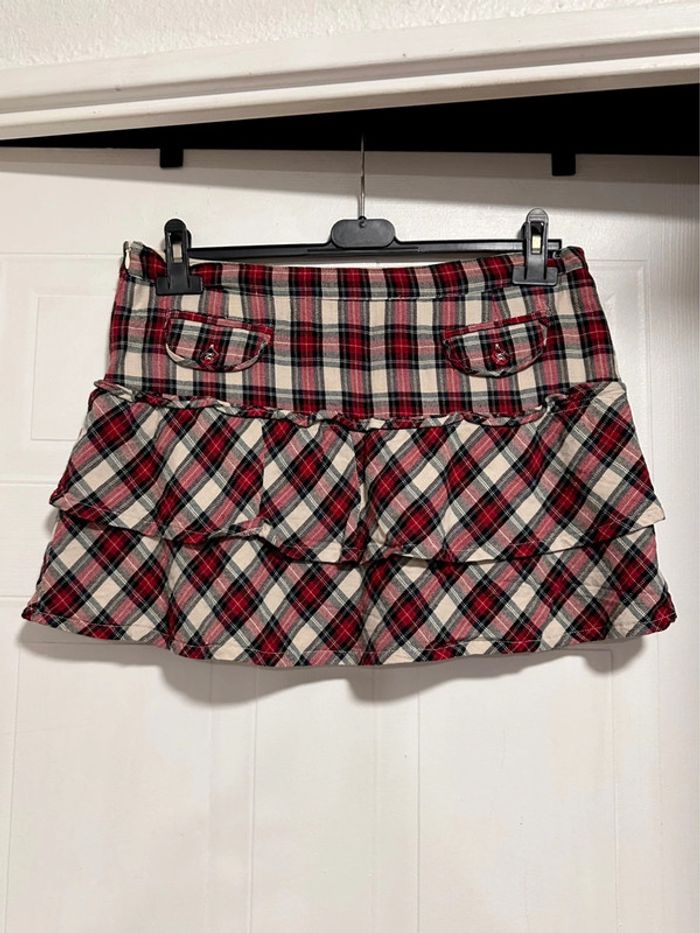Mini Jupe Kilt Écossais Pimkie Taille 40 Comme Neuve - photo numéro 5
