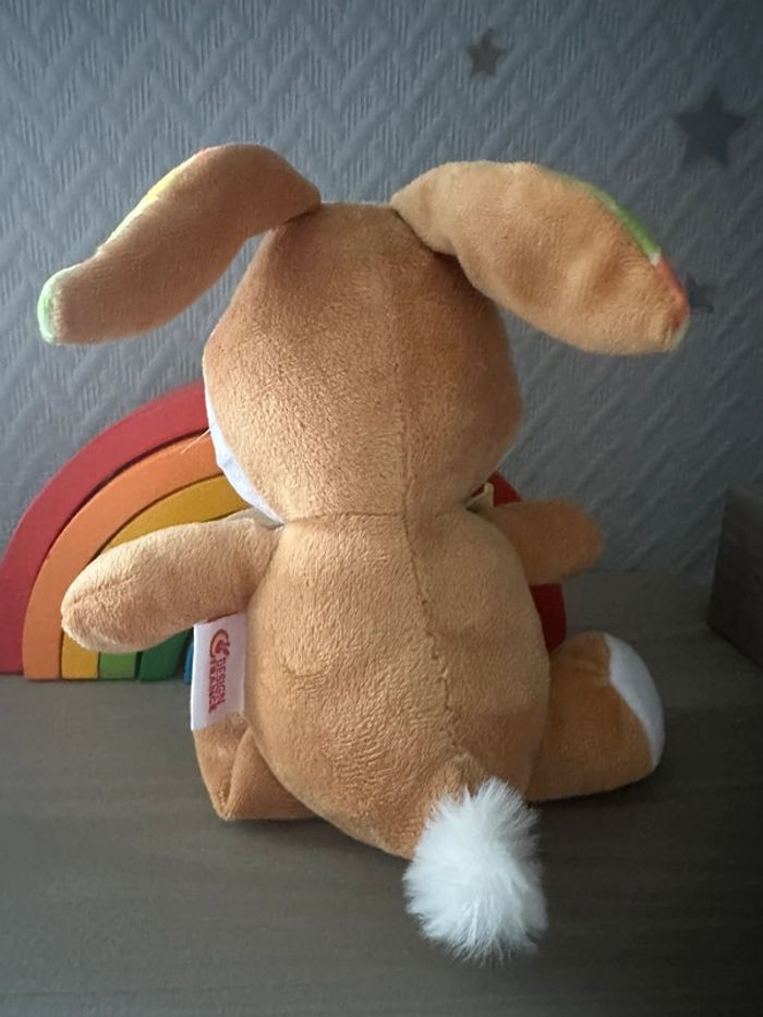 Doudou Peluche Lapin Beige Fizzy 30 Cm - photo numéro 2