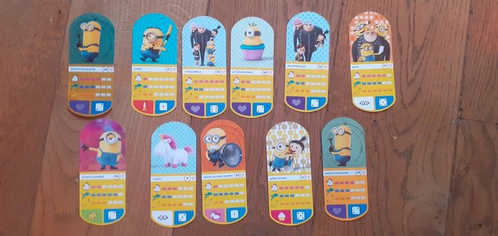 lot de cartes minions