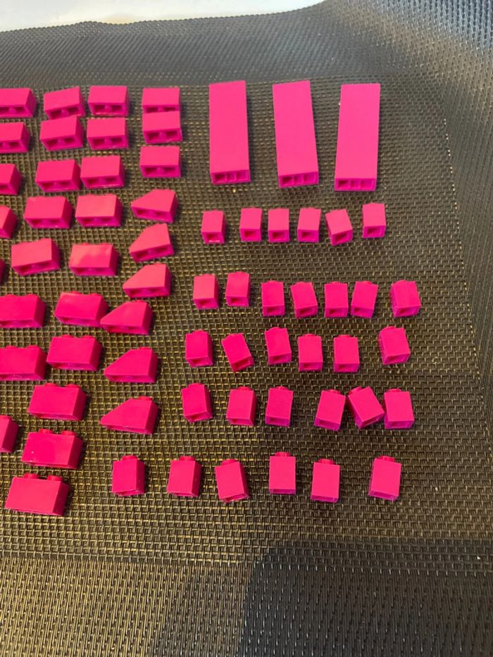 Lego lot vrac briques rose foncé Fuchsia officiel pièces détachées city ideas creator Harry Potter - photo numéro 6