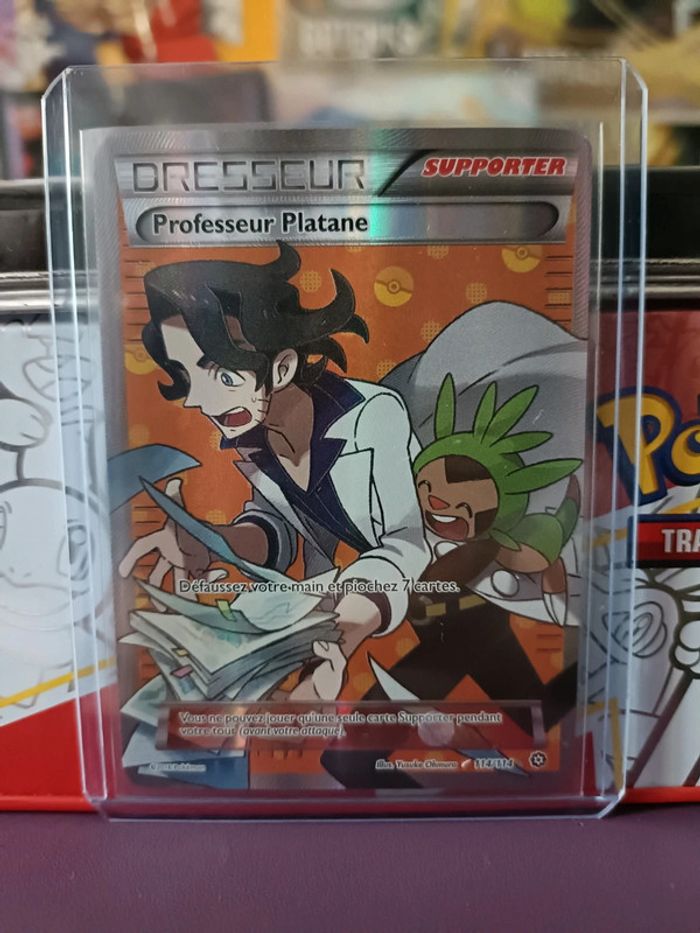 Carte Pokémon Professeur Platane 114/114 XY11 Offensive Vapeur Français