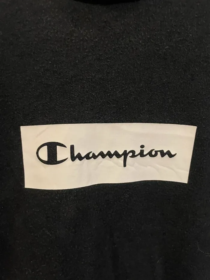 Champion Crewneck vintage size M black - photo numéro 12