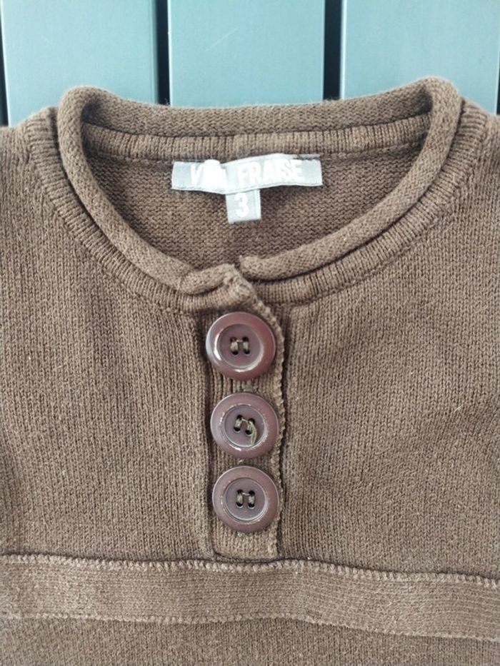 Robe marron Vinyl Fraise 3 ans - photo numéro 2