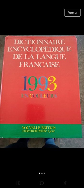 Dictionnaire encyclopédique de la langue française 1993